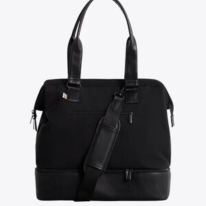 BEIS Mini Weekender Bag Black w/ Laptop Sleeve – Travel Carry-On